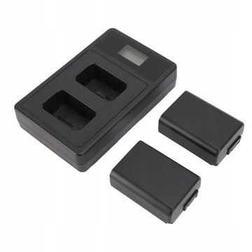 ЗАРЯДНОЕ УСТРОЙСТВО ДЛЯ 2 АККУМУЛЯТОРОВ ZVE10 ILCE 5000 6500 7M2 NEX C3 5T