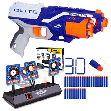 NERF ELITE DISRUPTOR ПУСКОВАЯ + ЩИТ + СТРЕЛКИ