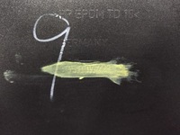 фото thumb №16, 3g5807421a бампер задняя версия pod 4pdc цвет lb7s vw passat b8 2015+ sedan