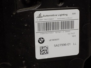 фото thumb №9, Bmw x5 g05 x6 g06 лампа ліва права led 5a27995 lub 5a27996 eu 2021рік