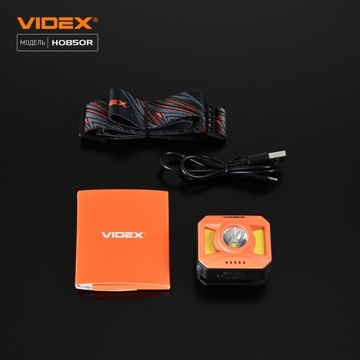 Latarka czołowa LED VIDEX COB 5W CREE XTE 5W 400lm 5000K IP65