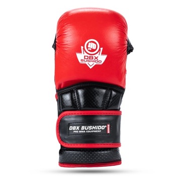 RĘKAWICE DO MMA TRENINGOWE CHWYTNE GRAPPLINGOWE PREMIUM NA WOREK BUSHIDO L