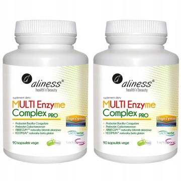 Мультиэнзимный комплекс Aliness PRO x 90 растительных капсул