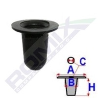 фото thumb №1, Втулка накладки порога наружной skod