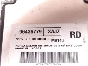 фото thumb №7, Chevrolet kalos блок управления / модуль ecu 1.4 16v бензин 69kw 94 hp 96436779