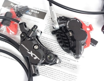 Комплект гидравлических тормозов Shimano Deore XT BR-M8020 / BL-M8000