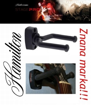 KB919G wieszak gitarowy ukulele na ścianę Hamilton