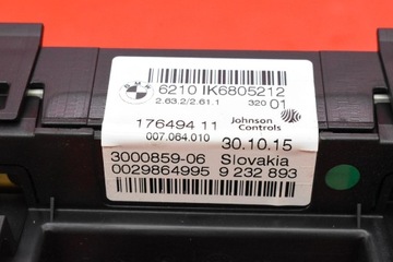 фото thumb №8, Спидометр приборы eu 9232893 bmw 4 f36 2.0 d 190 km 13-17
