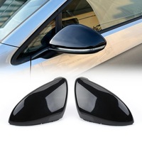 фото thumb №11, 2 накладки корпус зеркал чёрные зеркало pasuje do vw golf 7 vii gti r