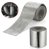 фото thumb №2, Samoprzylepna пленка алюминиевая лента трубы выпускной изоляция тепловая 5m