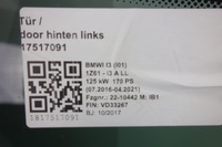 фото thumb №5, Двері ліва задні bmw i3 lci c01 protonic blue