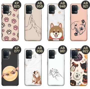 ЧЕХОЛ ДЛЯ OPPO RENO 5 LITE УЗОРЫ ЛАП СЛЕДЫ КОРПУС НОЖКИ ЛАПА КРЫШКА