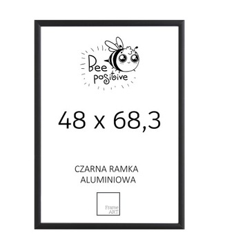 Черная алюминиевая рама 48x68.3 головоломки 68.3x48