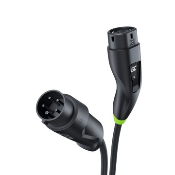 Зарядное устройство для мобильных электромобилей Green Cell GC Habu, 11 кВт, 7 м, тип 2, CEE, 16 А, настенная коробка 2 в 1