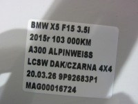 фото thumb №13, Bmw x5 f15 задняя a300 крышка альпийский белый 3 крышка зад багажника 7378121