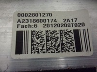 фото thumb №10, Mercedes w231 r231 sl 231 500 windschot ветрозащитный экран a2318600174