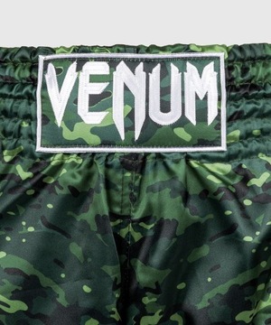 Шорты Venum Classic Muay Thai Forest Camo, зеленые, L