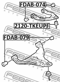 фото thumb №12, Сайлентблок передней рычаг верхней ford ranger tk