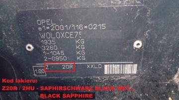 фото thumb №8, Крышка зад + стекло z20r 2hu opel meriva a i 03-05