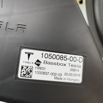 фото thumb №7, Tesla модель x 2016 динамик низкочастотный