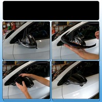 фото thumb №10, 2 накладки корпус зеркал чёрные зеркало pasuje do vw golf 7 vii gti r