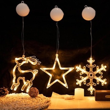 Оформление окна LED STAR WARM LIGHT
