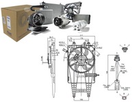 фото thumb №1, Вентилятор радиатора fiat punto van 1.2 60 188ax