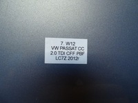 фото thumb №14, Крышка багажника задняя задняя багажника lc7z vw passat cc 3c8 lift 11-16r