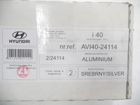 фото thumb №8, Накладки пороговые hyundai i40 2011 оригинальный номер avi4024114