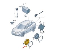 фото thumb №7, Skoda enyaq iv передняя часть door bass громкоговоритель 5e3035411a
