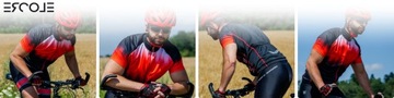 ROWEROWA KOSZULKA sportowa Z JONAMI SREBRA antybakteryjna męska damska M