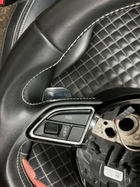 фото thumb №10, Audi sq5 8r s повітропровід шкіряний пелюстки перемикання шкіра