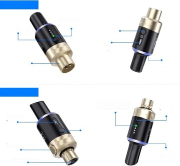 LEKATO 5,8 Ghz XLR Bezprzewodowy Nadajnik Odbiornik Mikrofonu dla systemów