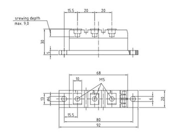 DD89N08K СИЛОВОЙ БЛОК ИНФИНЕОН