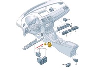 фото thumb №9, Audi q3 8u электромеханический парковочный brake epb switch 8u0927225g6ps