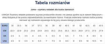 Damskie buty do siatkówki Joma V.Block Lady 2427 VBLOLS2427 r.43