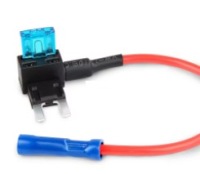 Адаптер роз'єм запобіжник baypass розподільник mini 16 mm 16awg в Україні, фото thumb