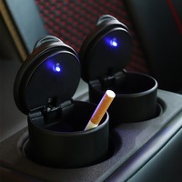 фото thumb №9, Попільничка автомобільна чорна led корзина w місце чашки