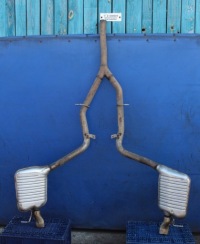 фото thumb №11, Система випускний глушники кінцеві гасник комплект mercedes w212 lift kombi 14r