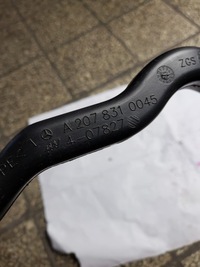 фото thumb №3, Воздухозаборник воздуха труба шланг канал mercedes e w207