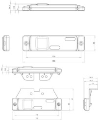 фото thumb №4, Лампа габаритная оранжевая led боковая ld waś 1232