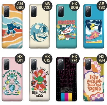 ETUI DO SAMSUNG GALAXY S20 FE / 5G WZORY RETRO OLD SCHOOL MUZYKA GRY CASE