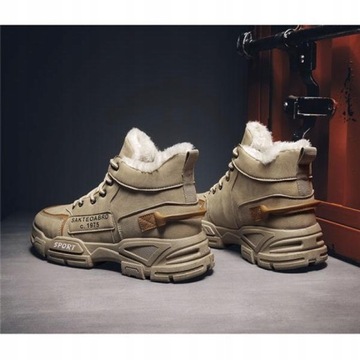 MĘSKIE BUTY ZIMOWE MARTIN SKÓRZANE R.39-4441