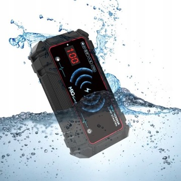 Мощный фонарик Powerbank Jump Starter Booster 74Wh PD60W QC3.0