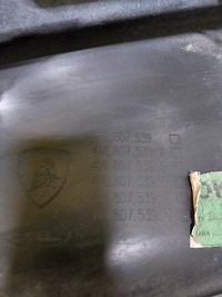 фото thumb №10, Lamborghini оригінальний номер 4ml.807.539 накладка спойлер бампера дифузор