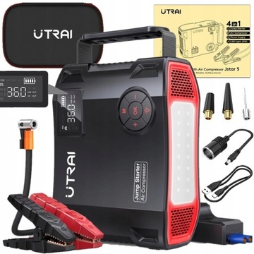 JUMP STARTER UTRAI BOOSTER POWERBANK КОМПРЕССОРНОЕ СТАРТЕРНОЕ УСТРОЙСТВО 4в1