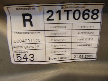 фото thumb №5, Механизм стёкла правый перед mercedes w245 европа