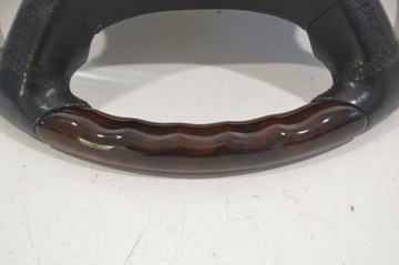 фото thumb №13, Руль кожа дерево mercedes w140 c140 s класс рестайлинг графитовая серый