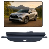 фото thumb №1, Шторка багажника задняя toyota highlander iv xu70 2019+ czarna nowa