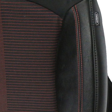 фото thumb №9, Mini r60 спинка сидіння лівий перед спортивні шкіра równoległe лінія червоний